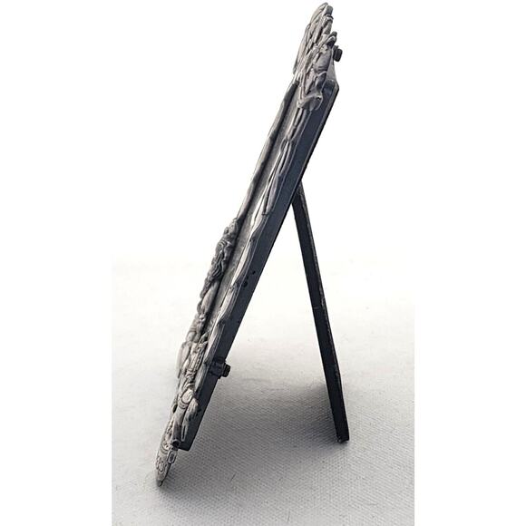 PICTURE FRAME-Pewter-"Our Daughter"-Doll-Carousel Horse-6"x4" Frame-Glass Cover - Picture 8 of 13